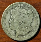 1887-O Morgan Silver Dollar-Good