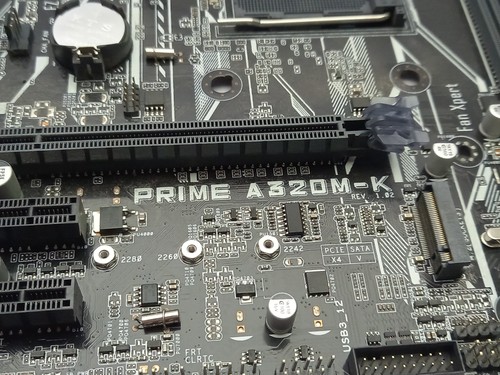 ASUS PRIME A320M-K Sockel AM4 DDR4 MicroATX Mainboard ohne I/O Shield - Bild 5 von 5