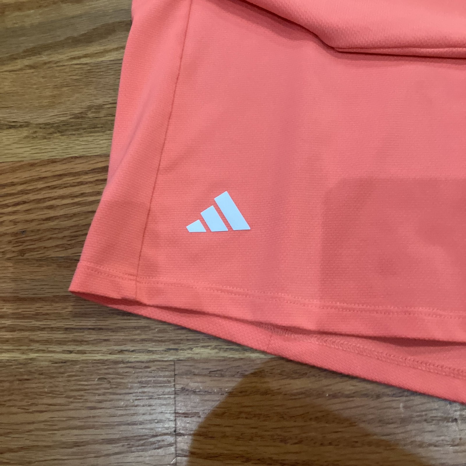 Adidas Long Sleeve Performance Qrt Zip. Coral. Si… - image 2