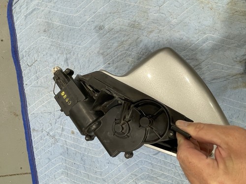 84-87 Corvette C4 Headlight Assembly Passenger R Side RH w/ REBUILT Motor SILVER - Picture 4 of 23