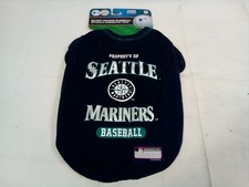 Pets First MLB Seattle Mariners Pet T-Shirt, Medium