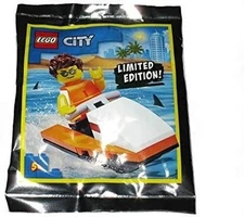 LEGO City Guy on Water Scooter Foil Pack Set 952008