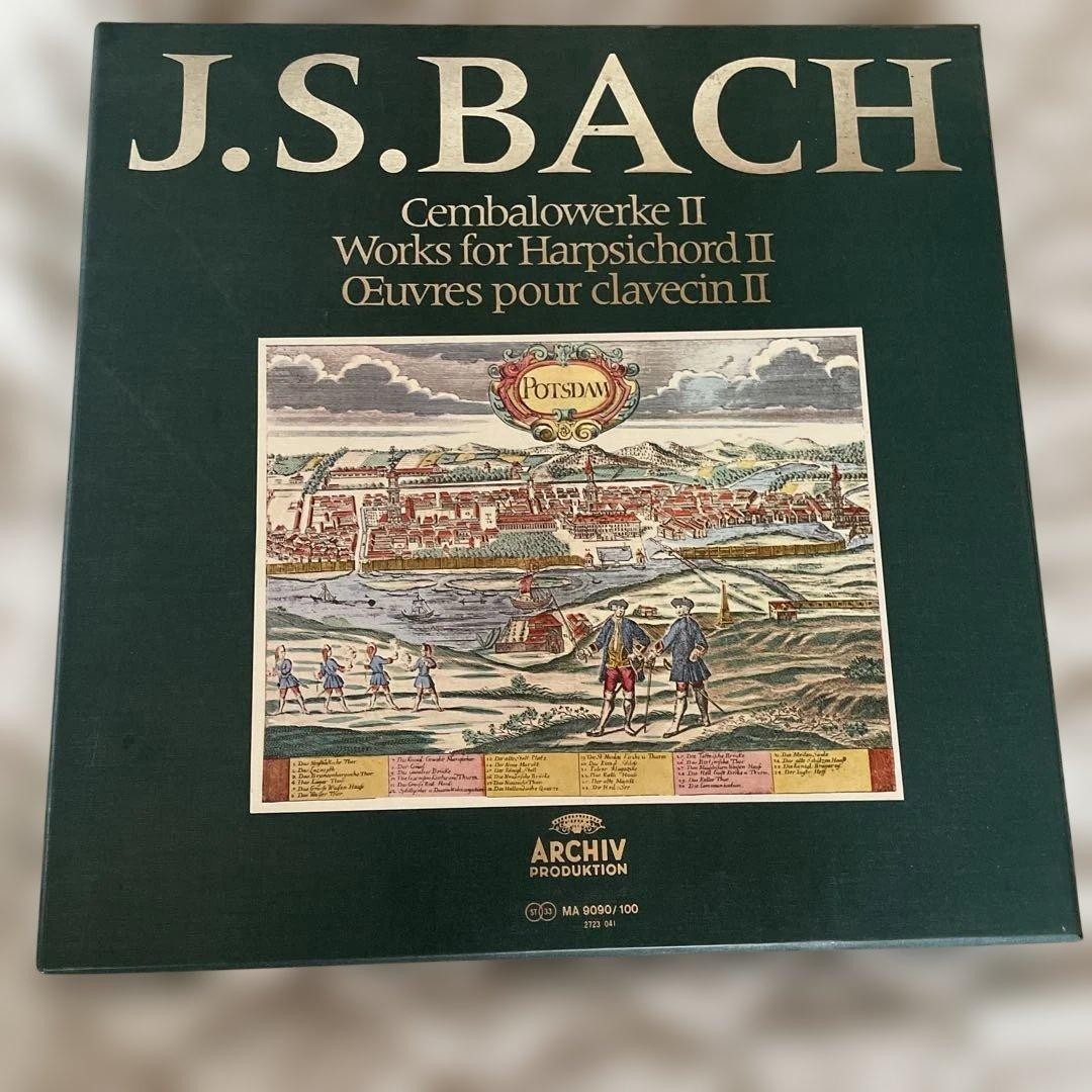 J.S. Bach Harpsichord Works Vol 11 LP Record Box Set, 11 Pieces, Collectible