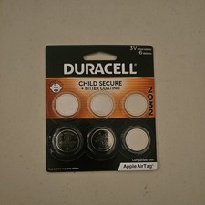 Duracell 3V CR2032 DL2032 Lithium Coin Battery New 6-Pack EXP 2033 APPLE AIRTAG