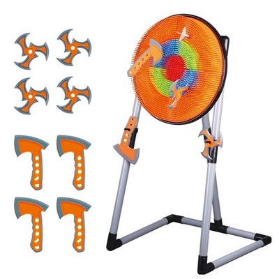 Contixo TS1 Axe Throwing Bristle Target Set for Kids, 2-in-1 Board Family Car...