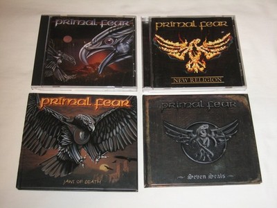 Primal Fear 4 CD lot Heavy Power Metal New Religion Jaws Of Death Seven Seals