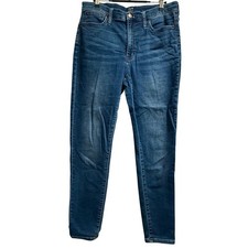 J.Crew 9" High Rise Skinny Size 30 Dark Wash Denim Jeans