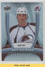 2009-10 Upper Deck Trilogy Rookie Premieres 368/799 Matt Hendricks #126 READ 0af
