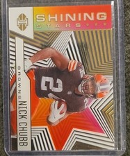 Nick Chubb 2021 Panini Illusions Shining Stars Cleveland Browns NFL Card No.SS5