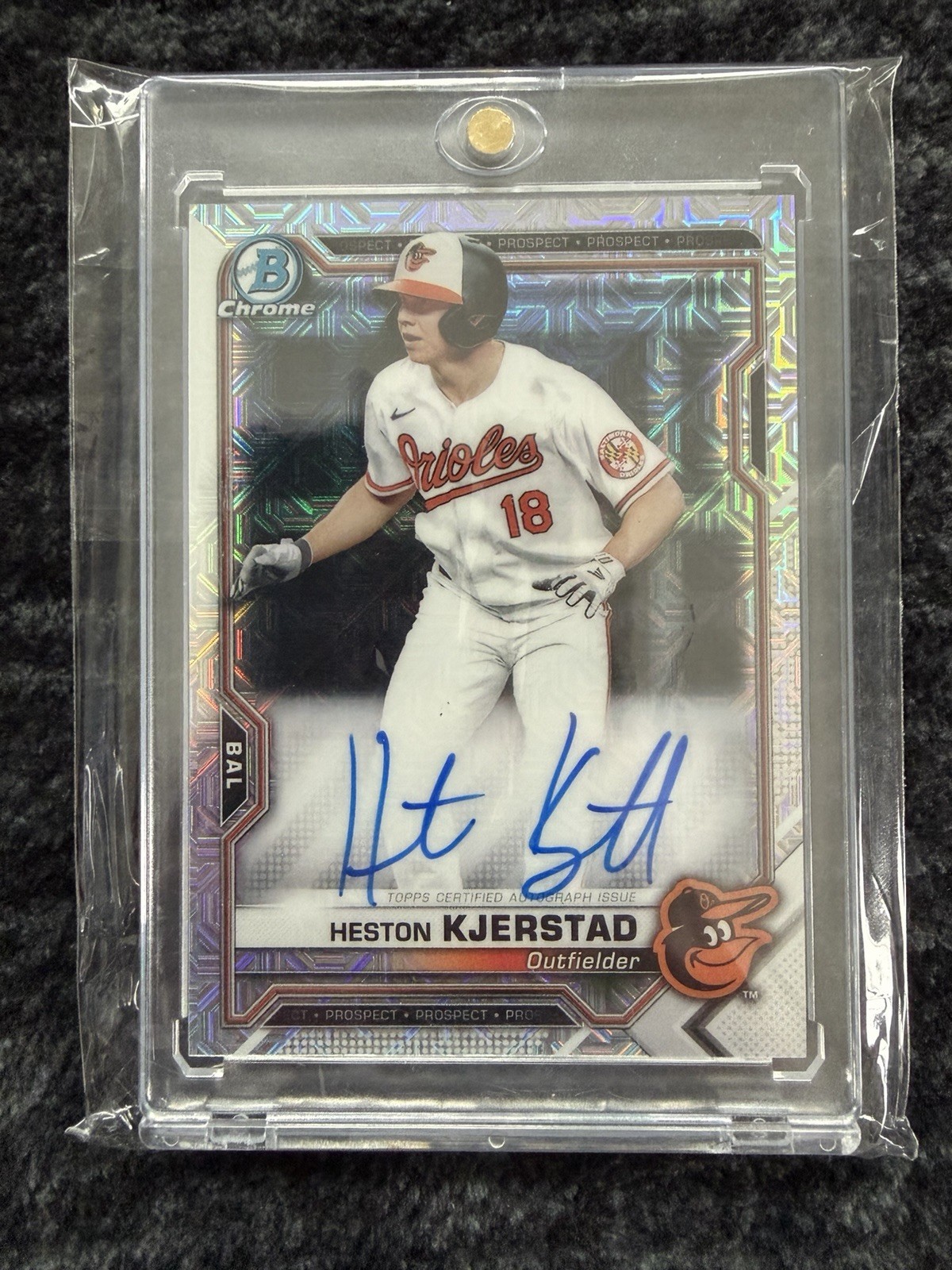 2021 Topps Bowman Chrome Heston Kjerstad Mega Box Auto