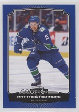2022-23 O-Pee-Chee Blue Border Matthew Highmore #440 0c3