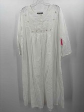 Pre-Owned Victorian Classics White Size Small Long Sleeve Nightgown