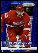 2013-14 Panini Prizm Prizms Blue Pulsar Brian Lashoff Rookie Detroit Red Wings