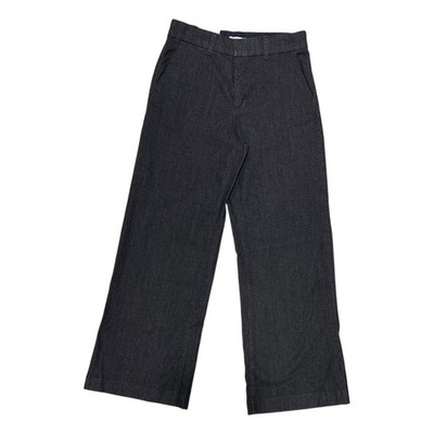 Nine West Women's Classic Fit Wide Leg Soft Stretch Denim Trouser Pant