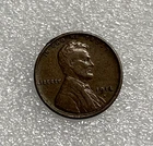 1914 S - Lincoln Copper Wheat Cent 1C - 100% Circulated XF Extra Fine
