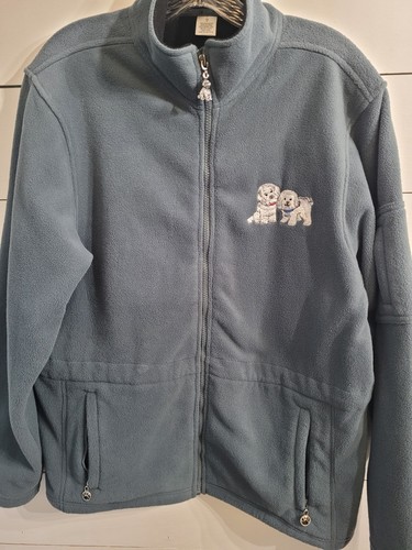 Giacca Vintage Danbury Come Nuova Westie Grigio Ardesia Taglia Media Ottime Condizioni - Foto 2 di 14
