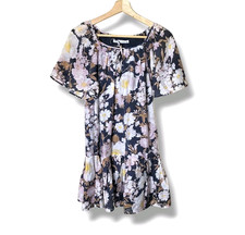 Abercrombie & Fitch Floral Chiffon Flutter Sleeves Mini Dress Size PS NWT