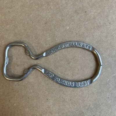 7 UP QUENCHES THIRST Bottle Opener ALL AGES LIKE 7 UP DRINK 7UP Fish Shape Vtg