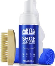 Foam Shoe Cleaner, White Sneaker Cleaner Kit for Tennis Shoes, Running, Golf,...