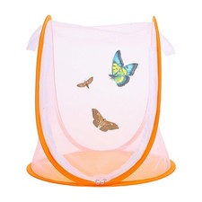 Small Butterfly Habitat Cage Mesh Enclosure Foldable Growing Breeding House