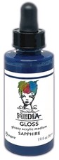 Dina Wakley Media Gloss 2oz Dropper Style-Sapphire - 5A002FRM-86994