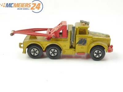 Matchbox Lesney Super Kings LKW Scammell Heavy Wreck Truck gold E488