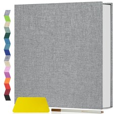 Photo Album Self Adhesive Scrapbook Album for 4x6 5x7 8x10 Pictures DIY Photo...