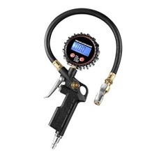Digital Tire Inflator Pressure Gauge Led Display Tyre Deflator Gage With Straig