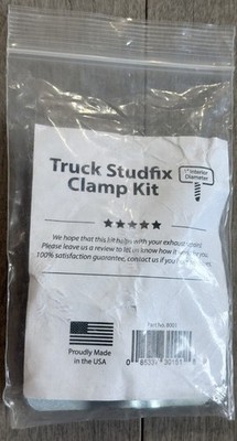 AP Exhaust HUSH Studfixes 8001 fits Ford trucks Clamp Kit Brand New!