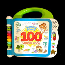 LeapFrog Learning Friends 100 Words Book Electronic Learning System Green Handle