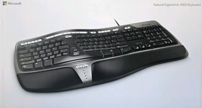 Microsoft Natural Ergonomic 4000 Keyboard Model B2M-00012 NEW OPEN BOX