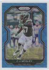 2020 Panini Prizm Blue Wave Prizm 195/199 CJ Mosley #34 fm0