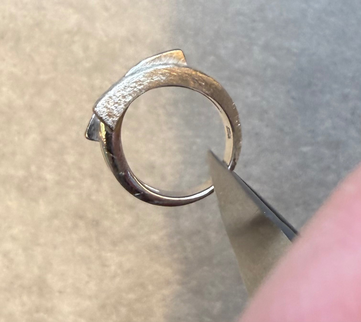 Sterling modern statement ring - image 7