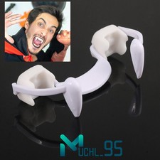 Colmillos de vampiro retr ctiles Dientes falsos reutilizables para Halloween
