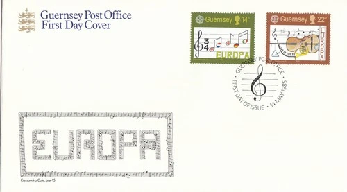 Music GB Guernsey FDC 1985 (151575)