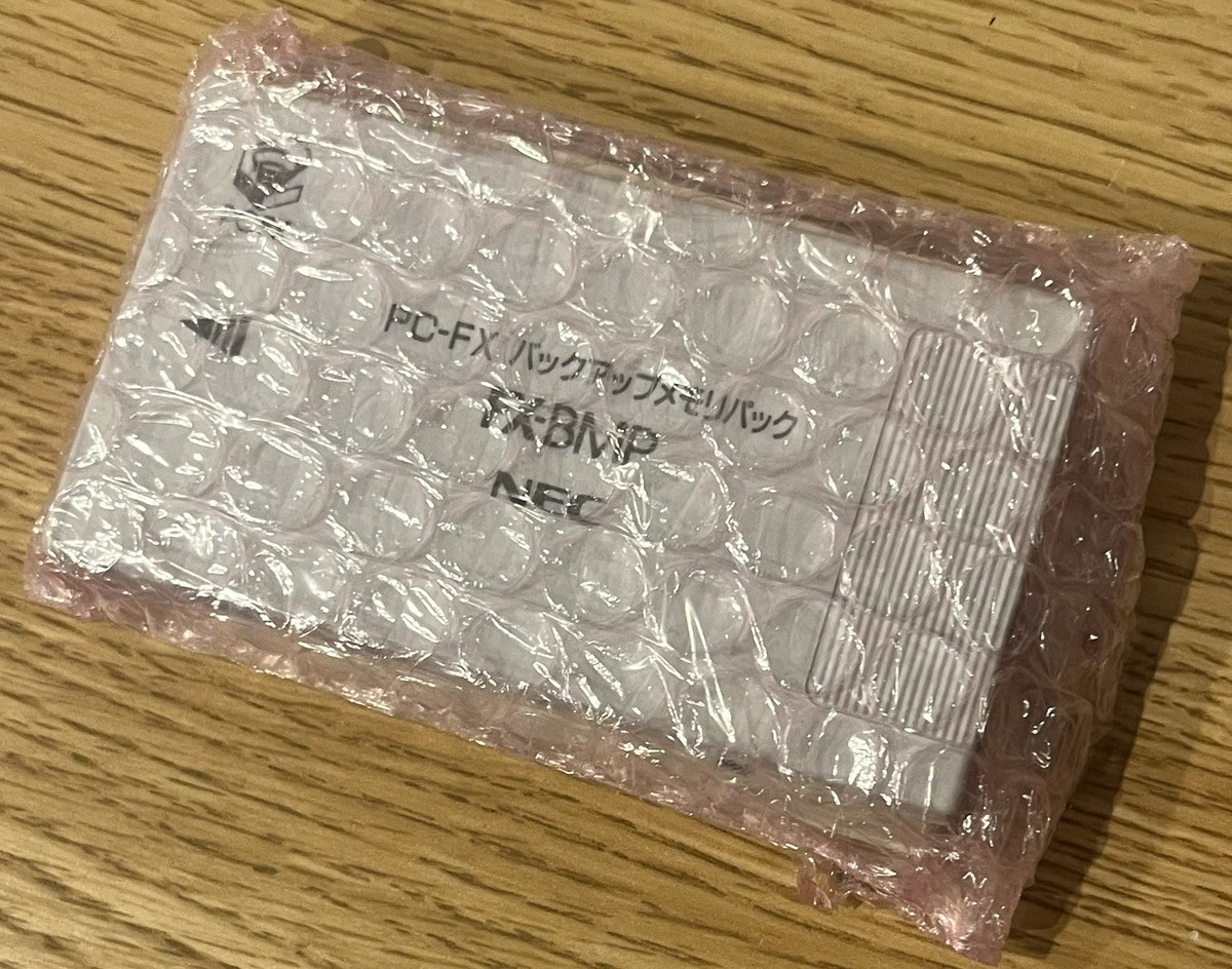 PC-FX Back up Memory Pack Boxed FX-BMP JAPAN Game RARE Open PC-FX Back up Memory Pack Boxed FX-BMP JAPAN Game RARE Open