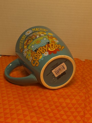 Scooby-Doo Mystery Machine Van 25 oz Huge Teal Coffee Tea Ceramic Mug/Cup - Picture 5 of 9