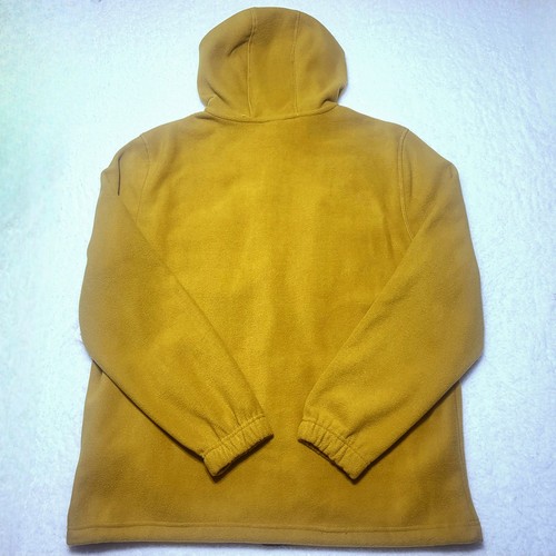 NWT Puma Polar Fleece Hooded Full Zip Jacket Bone Brown Men’s LARGE MSRP $110 - Picture 5 of 7