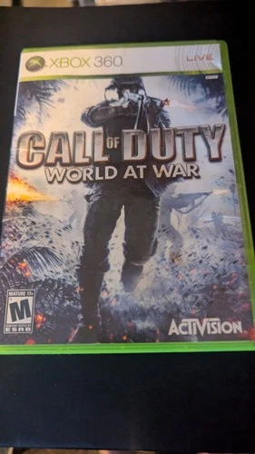 Activision Call of Duty: World at War Xbox 360 Video Game case