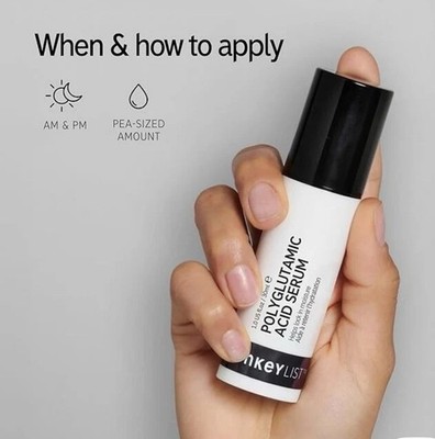 The Inkey List Polyglutamic Acid Serum, Face Serum To Moisturize Dry Skin 1 oz