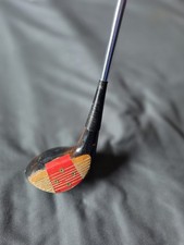 Vintage Toney Penna Oil Hardened Persimmon 5 Wood Golf Club Brass Sole RH