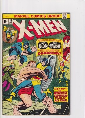 Uncanny X-Men (1963) #  86 UK (6.0-FN) (266387) The Blob, The Vanisher 1974