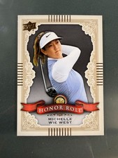 Michelle Wie West 2024 UpperDeck Golf #HR-16 Card Honor Roll