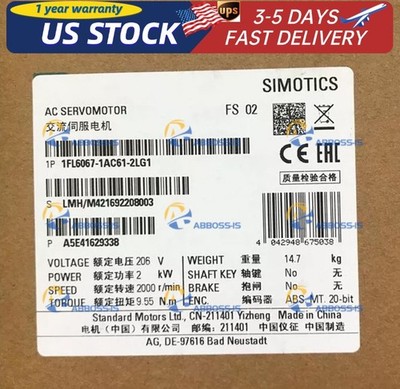 1FL6 067-1AC61-2LG1 NEW   SIMOTICS Operating Voltage 1FL6067-1AC61-2LG1 #tk