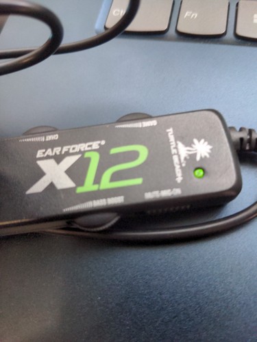 Turtle Beach Ear Force X12 Black Wire Gaming Headset PC & Xbox 360 - Imagen 9 de 9