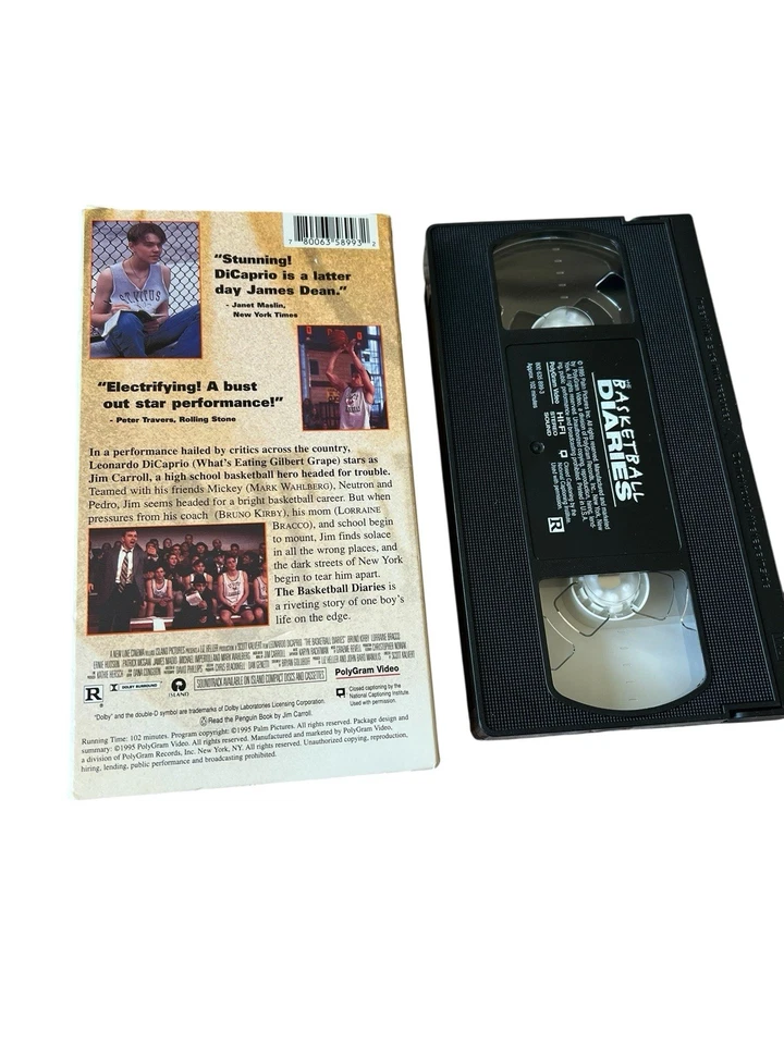 The Basketball Diaries (VHS, 1995) Leonardo Di Caprio Foto 4 de 4