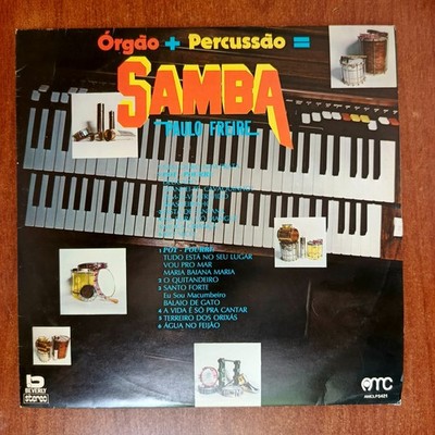 Paulo Freire    Orgão + Percussao = Samba [1977] Vinyl LP Folk Samba AMC Brazil