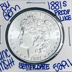 1881 S BU UNCIRCULATED MORGAN SILVER DOLLAR AUTHENTIC U.S.MINT FREESHIPPING 5291