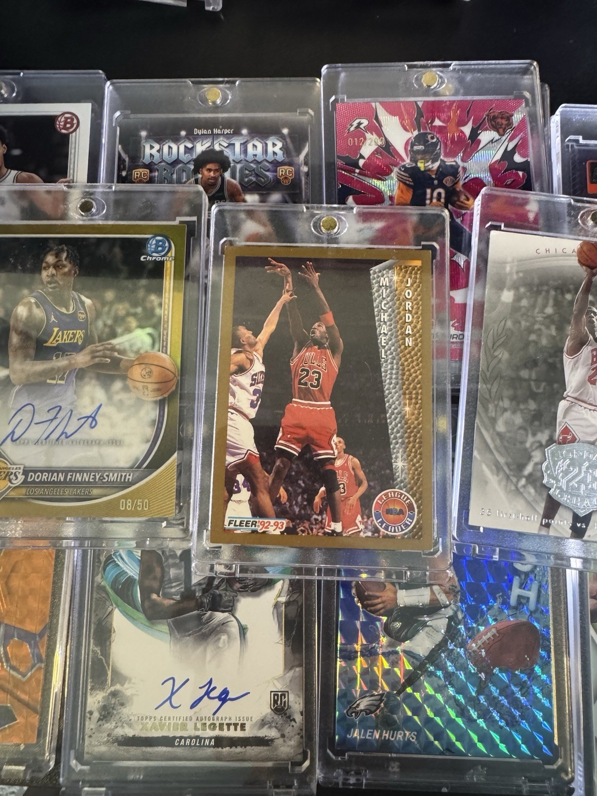 40 Card Sports Lot Jordan Kobe Brady LeBron Wembanyama Autos Patches ...