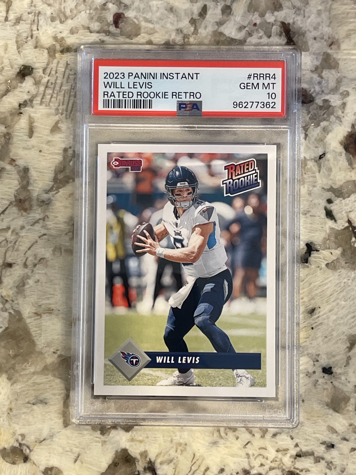 Will Levis Panini Instant Rated Rookie Retro #RRR4 Base